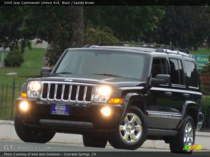 Black / Saddle Brown 2006 Jeep Commander Limited 4x4