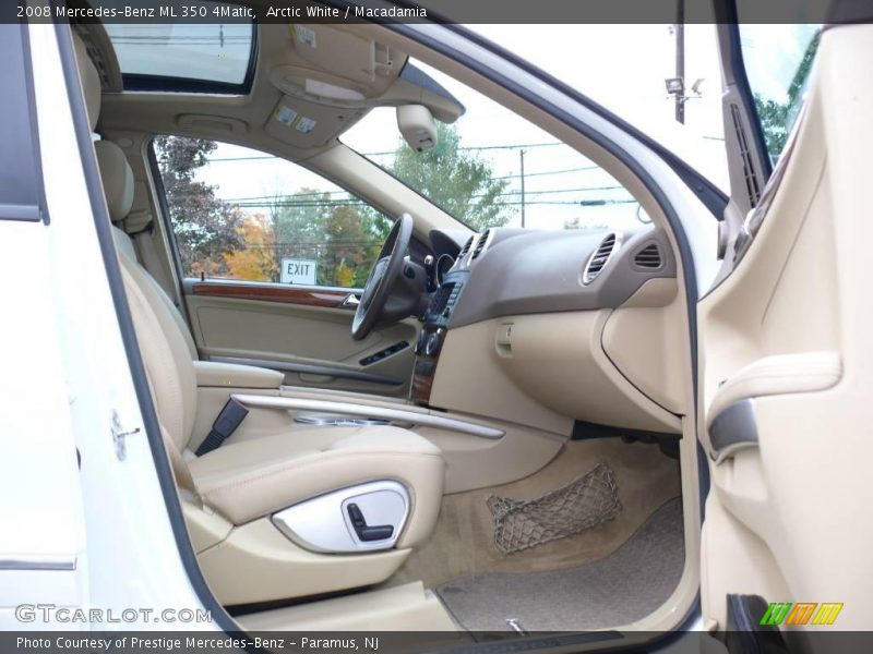 Arctic White / Macadamia 2008 Mercedes-Benz ML 350 4Matic