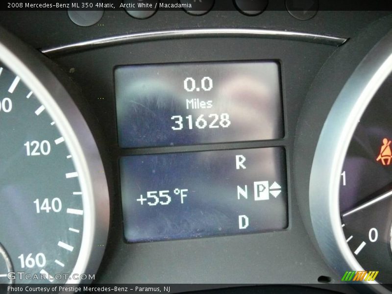 Arctic White / Macadamia 2008 Mercedes-Benz ML 350 4Matic