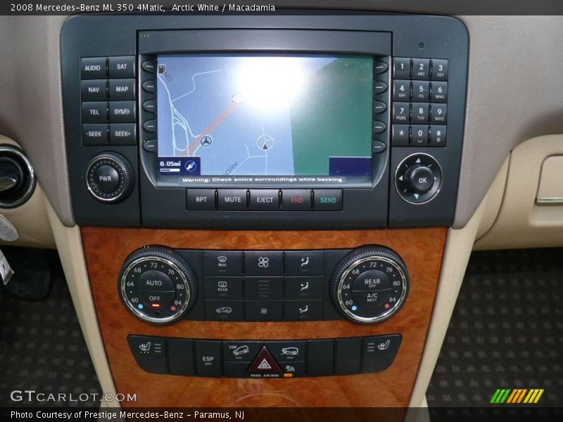 Arctic White / Macadamia 2008 Mercedes-Benz ML 350 4Matic