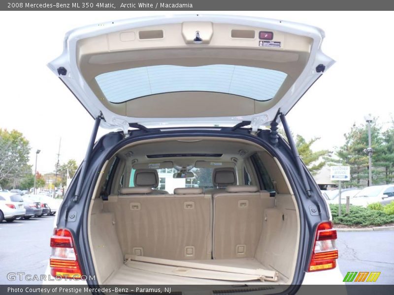 Arctic White / Macadamia 2008 Mercedes-Benz ML 350 4Matic