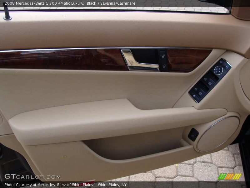 Black / Savanna/Cashmere 2008 Mercedes-Benz C 300 4Matic Luxury