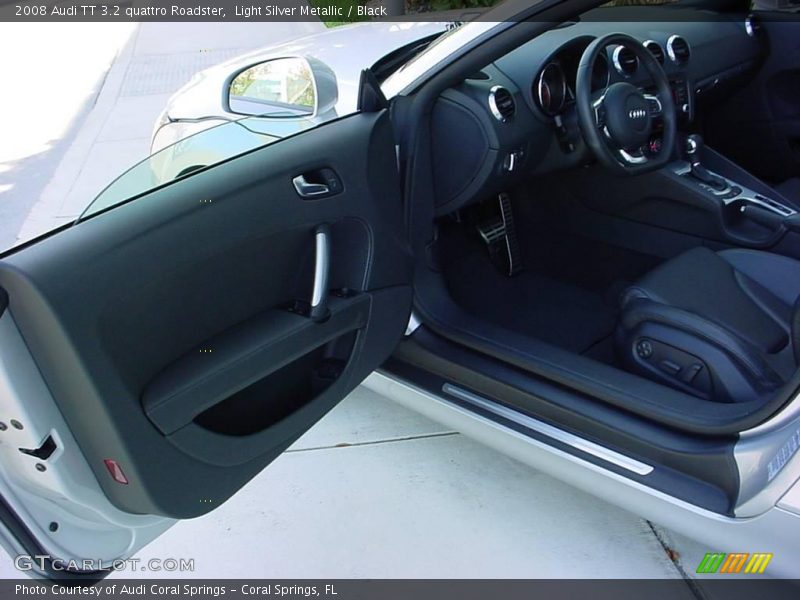 Light Silver Metallic / Black 2008 Audi TT 3.2 quattro Roadster