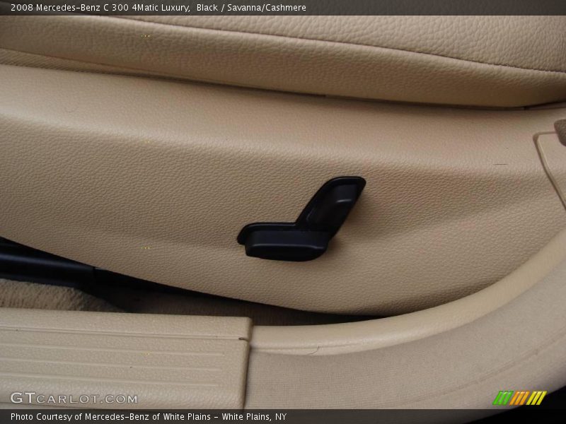 Black / Savanna/Cashmere 2008 Mercedes-Benz C 300 4Matic Luxury