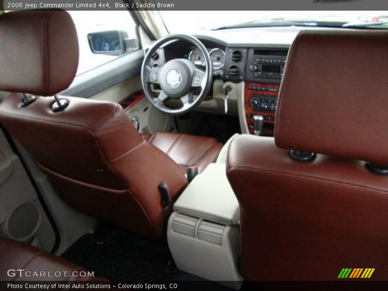 Black / Saddle Brown 2006 Jeep Commander Limited 4x4