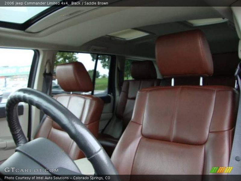 Black / Saddle Brown 2006 Jeep Commander Limited 4x4