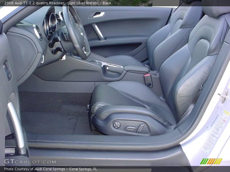 Light Silver Metallic / Black 2008 Audi TT 3.2 quattro Roadster