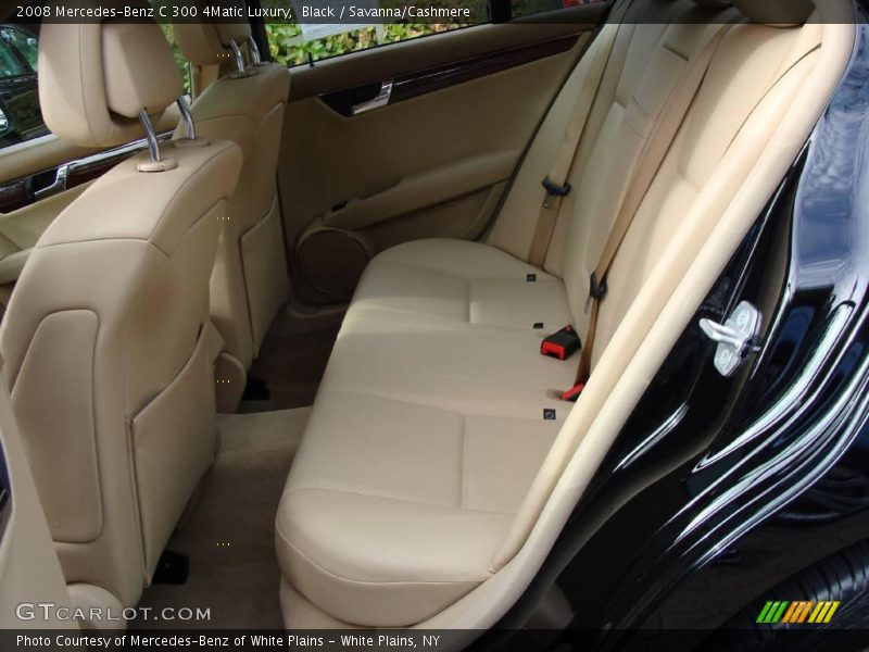Black / Savanna/Cashmere 2008 Mercedes-Benz C 300 4Matic Luxury