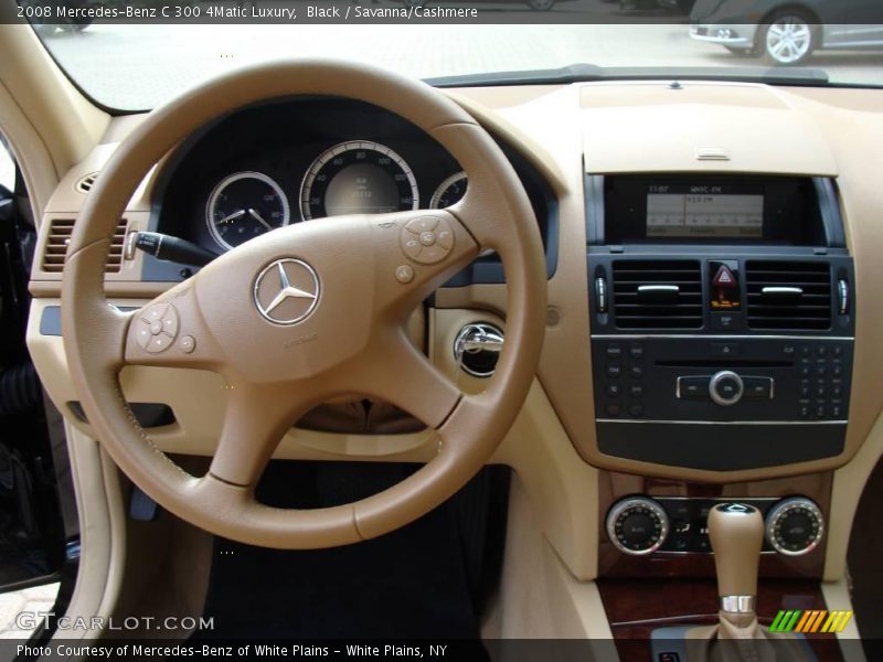 Black / Savanna/Cashmere 2008 Mercedes-Benz C 300 4Matic Luxury