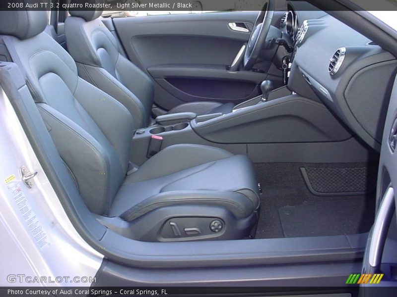Light Silver Metallic / Black 2008 Audi TT 3.2 quattro Roadster