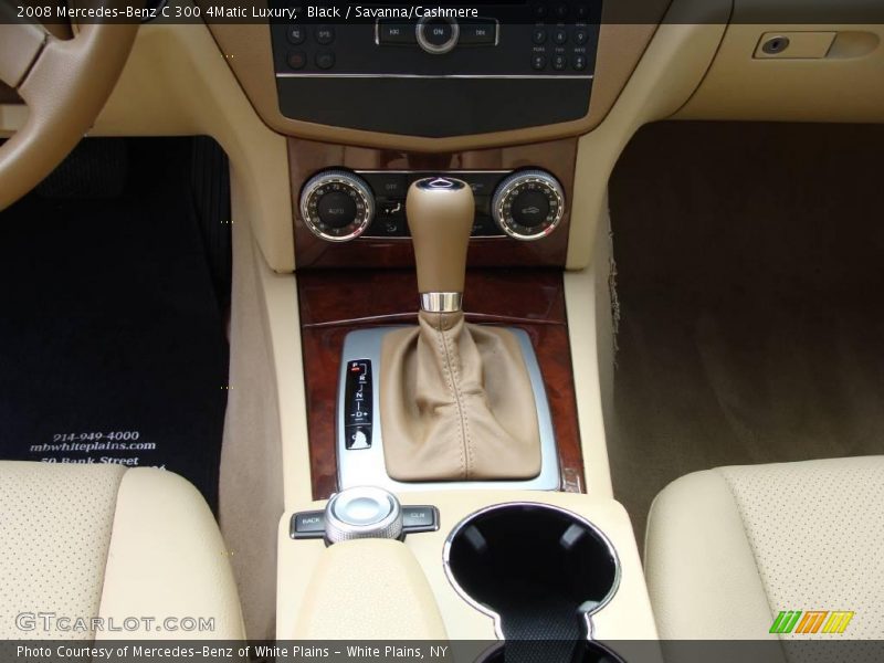Black / Savanna/Cashmere 2008 Mercedes-Benz C 300 4Matic Luxury
