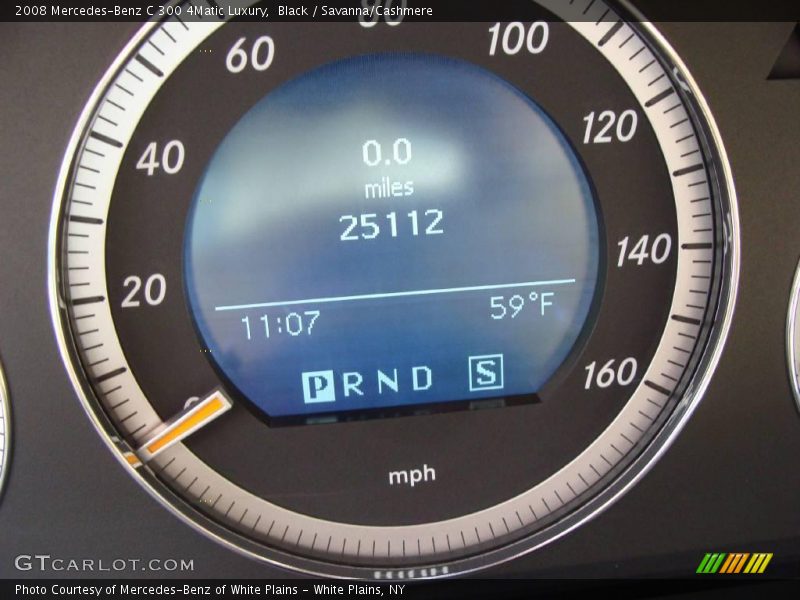 Black / Savanna/Cashmere 2008 Mercedes-Benz C 300 4Matic Luxury