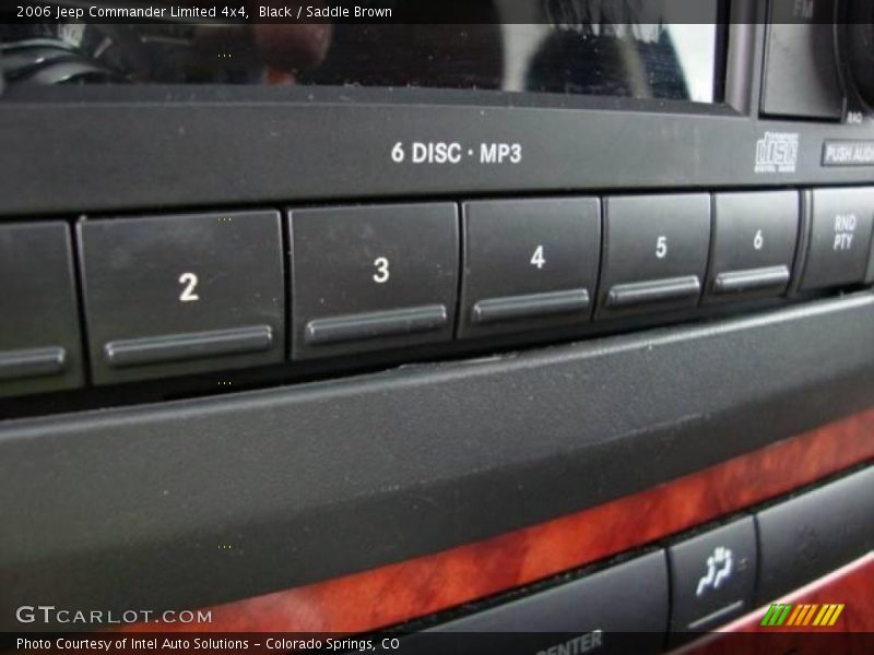 Black / Saddle Brown 2006 Jeep Commander Limited 4x4