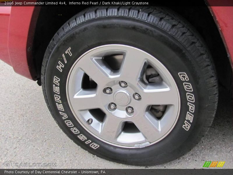 Inferno Red Pearl / Dark Khaki/Light Graystone 2006 Jeep Commander Limited 4x4