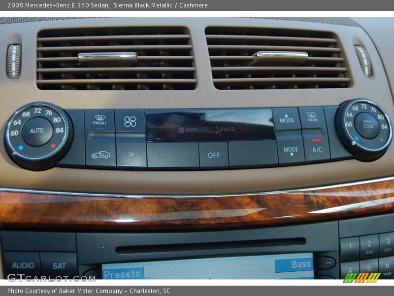 Sienna Black Metallic / Cashmere 2008 Mercedes-Benz E 350 Sedan