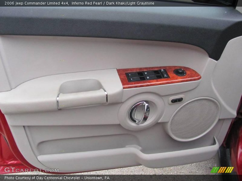 Inferno Red Pearl / Dark Khaki/Light Graystone 2006 Jeep Commander Limited 4x4