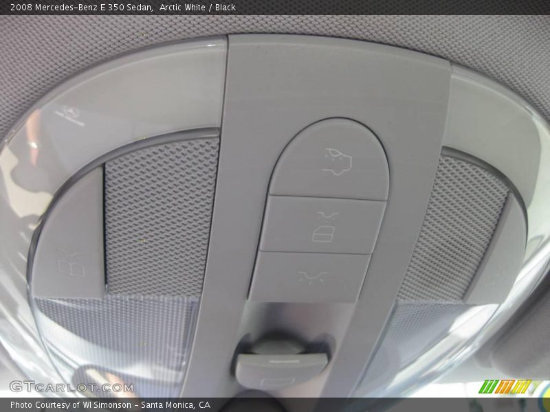 Arctic White / Black 2008 Mercedes-Benz E 350 Sedan