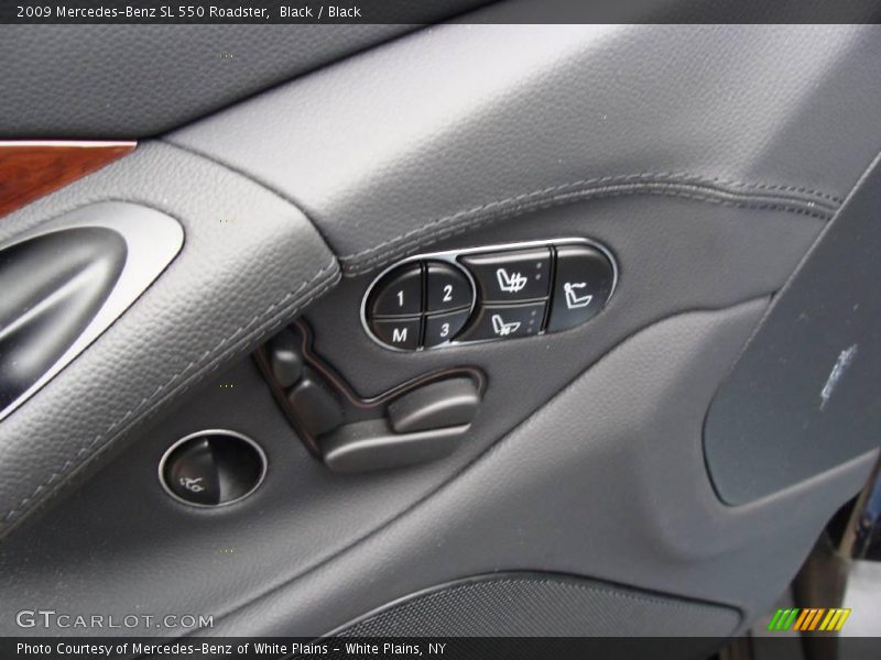 Black / Black 2009 Mercedes-Benz SL 550 Roadster