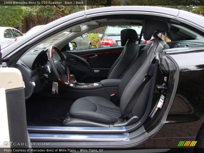Black / Black 2009 Mercedes-Benz SL 550 Roadster