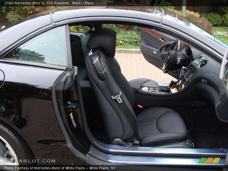 Black / Black 2009 Mercedes-Benz SL 550 Roadster