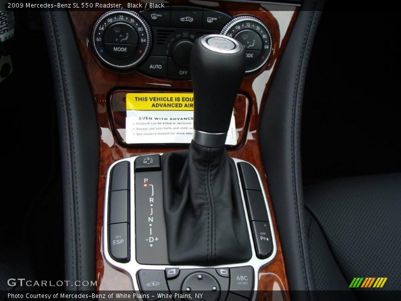 Black / Black 2009 Mercedes-Benz SL 550 Roadster