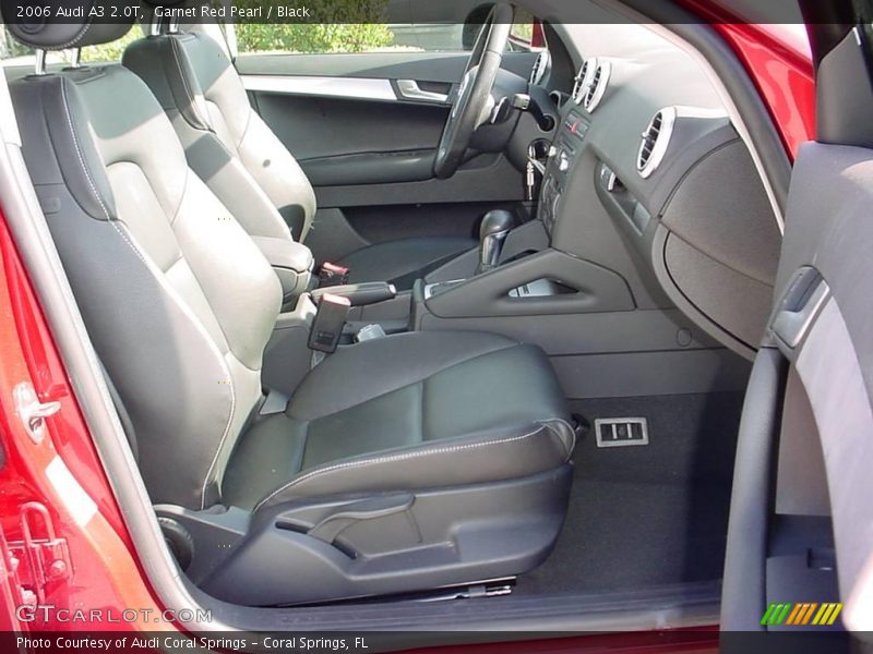 Garnet Red Pearl / Black 2006 Audi A3 2.0T