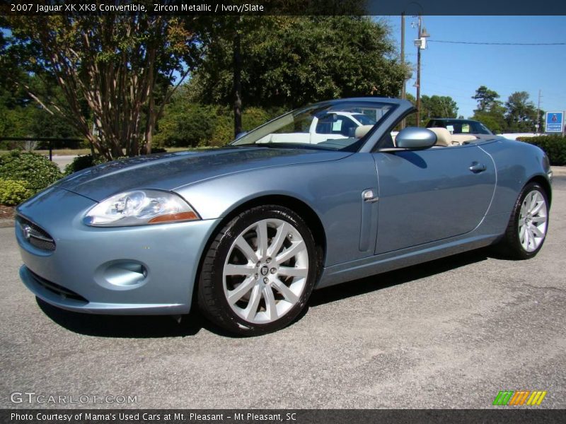 Zircon Metallic / Ivory/Slate 2007 Jaguar XK XK8 Convertible