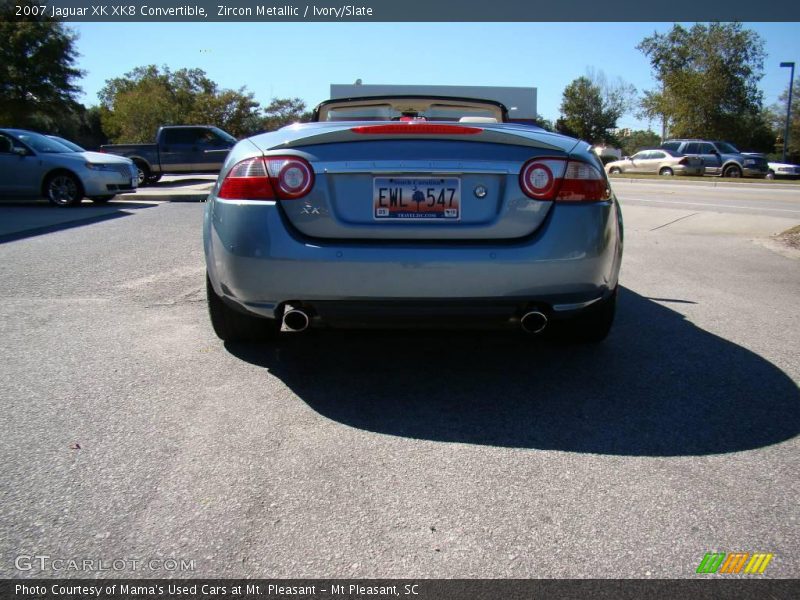 Zircon Metallic / Ivory/Slate 2007 Jaguar XK XK8 Convertible