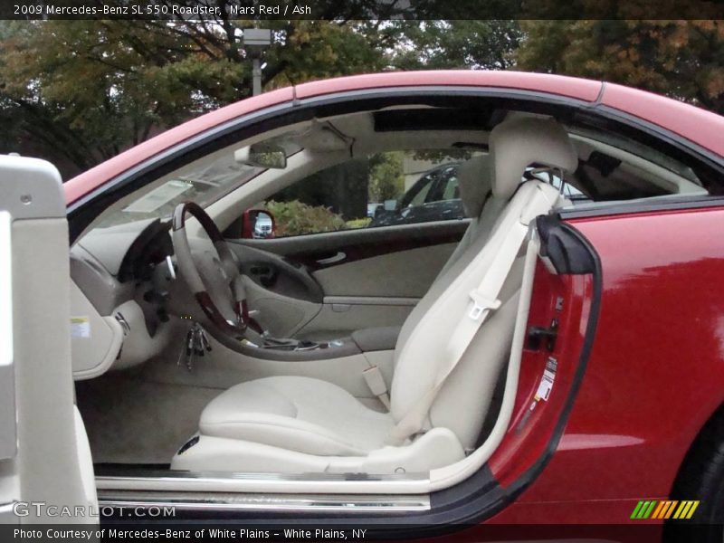 Mars Red / Ash 2009 Mercedes-Benz SL 550 Roadster