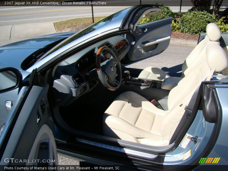 Zircon Metallic / Ivory/Slate 2007 Jaguar XK XK8 Convertible