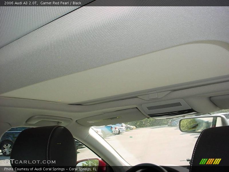 Garnet Red Pearl / Black 2006 Audi A3 2.0T