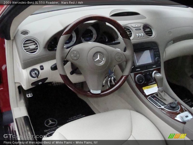 Mars Red / Ash 2009 Mercedes-Benz SL 550 Roadster