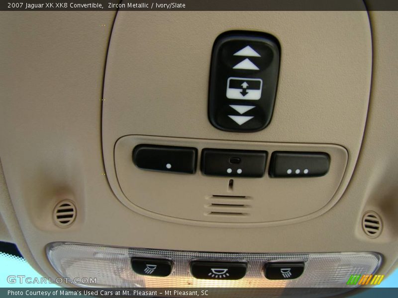 Zircon Metallic / Ivory/Slate 2007 Jaguar XK XK8 Convertible