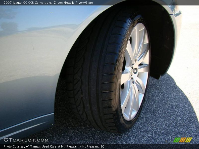 Zircon Metallic / Ivory/Slate 2007 Jaguar XK XK8 Convertible
