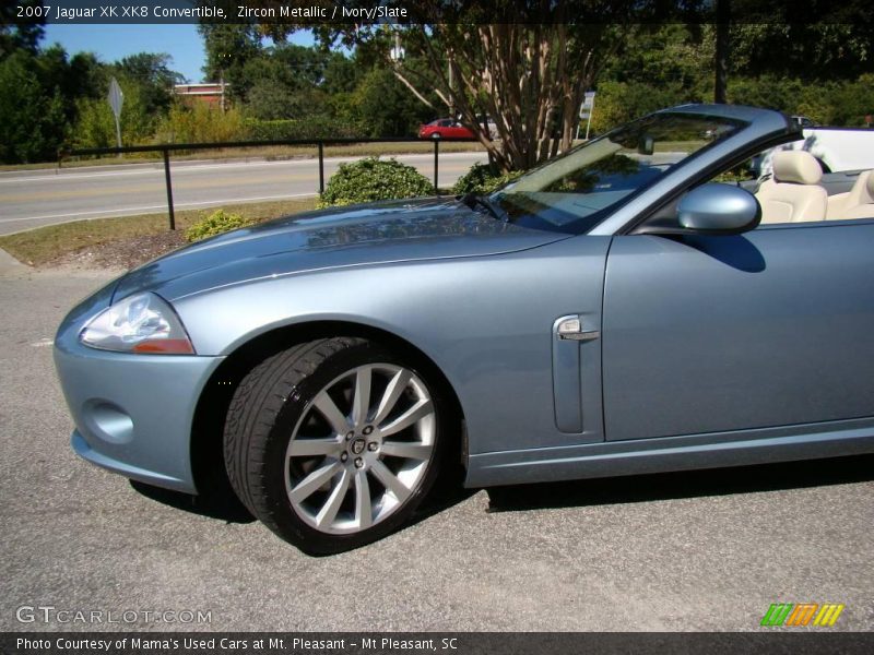 Zircon Metallic / Ivory/Slate 2007 Jaguar XK XK8 Convertible