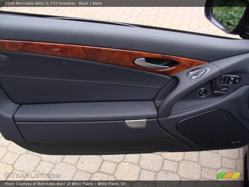 Black / Black 2009 Mercedes-Benz SL 550 Roadster