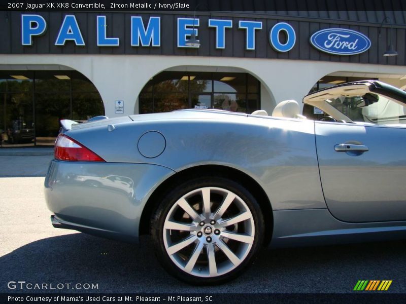 Zircon Metallic / Ivory/Slate 2007 Jaguar XK XK8 Convertible