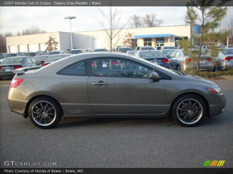 Galaxy Gray Metallic / Black 2007 Honda Civic Si Coupe
