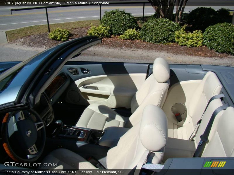 Zircon Metallic / Ivory/Slate 2007 Jaguar XK XK8 Convertible
