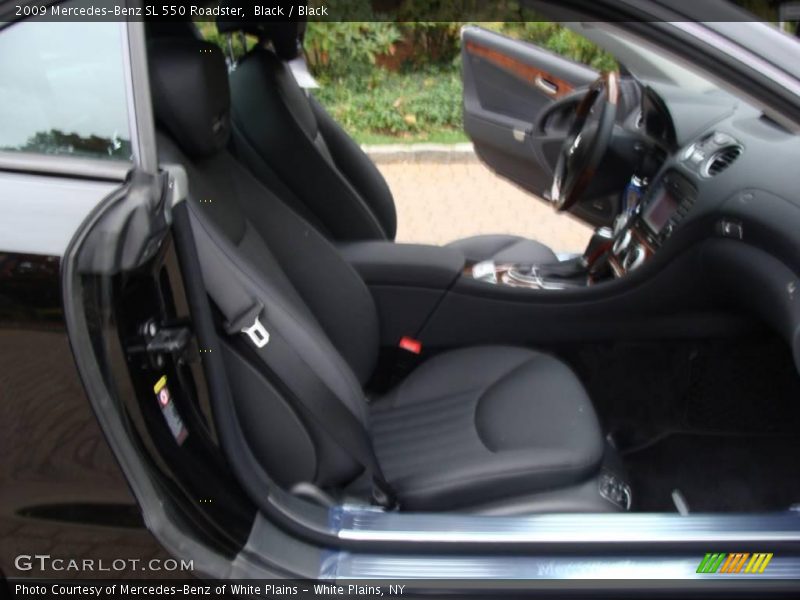 Black / Black 2009 Mercedes-Benz SL 550 Roadster