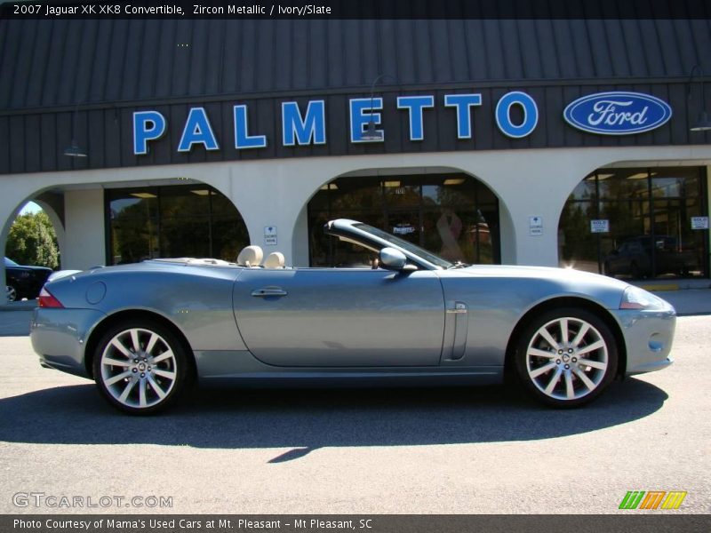 Zircon Metallic / Ivory/Slate 2007 Jaguar XK XK8 Convertible