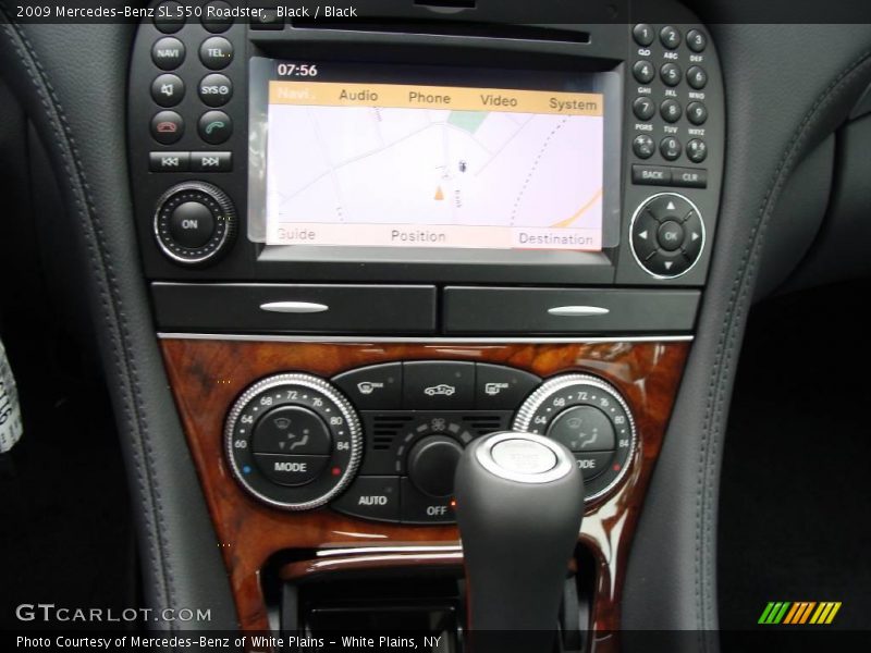Black / Black 2009 Mercedes-Benz SL 550 Roadster