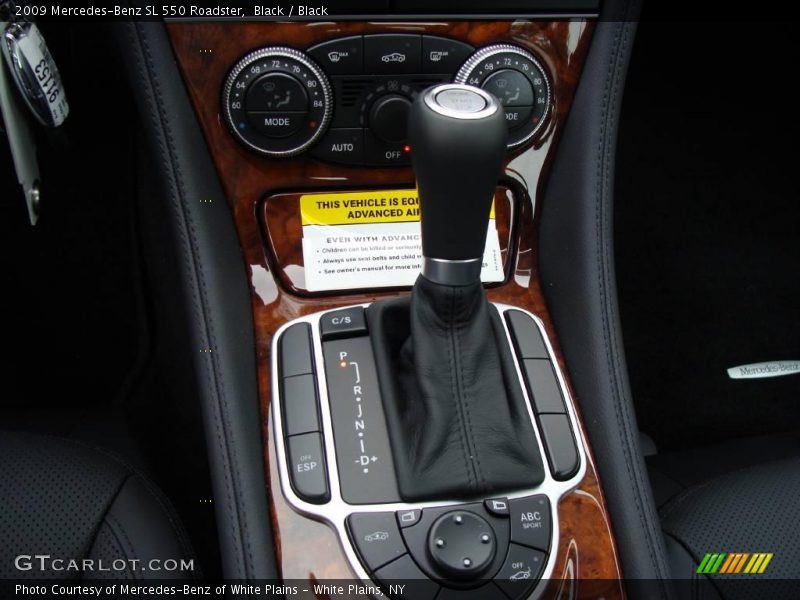 Black / Black 2009 Mercedes-Benz SL 550 Roadster
