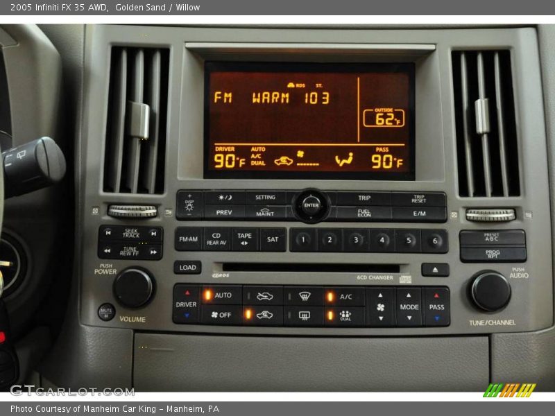 Golden Sand / Willow 2005 Infiniti FX 35 AWD