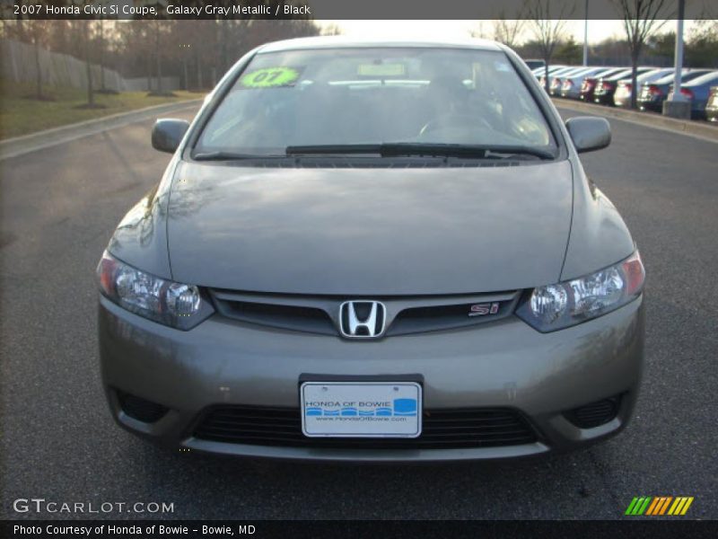 Galaxy Gray Metallic / Black 2007 Honda Civic Si Coupe
