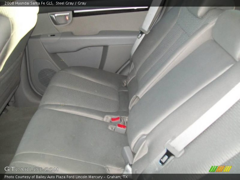 Steel Gray / Gray 2008 Hyundai Santa Fe GLS