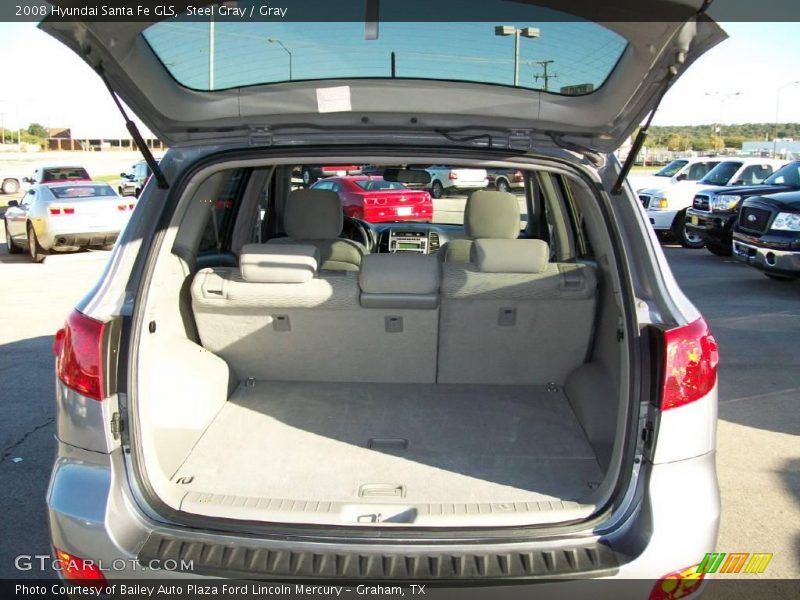 Steel Gray / Gray 2008 Hyundai Santa Fe GLS