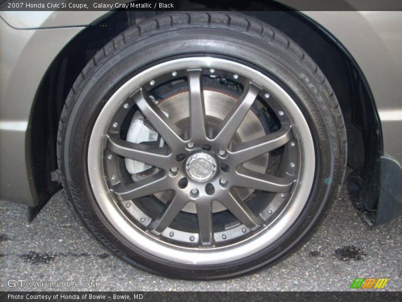 Galaxy Gray Metallic / Black 2007 Honda Civic Si Coupe