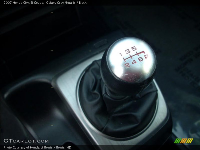 Galaxy Gray Metallic / Black 2007 Honda Civic Si Coupe
