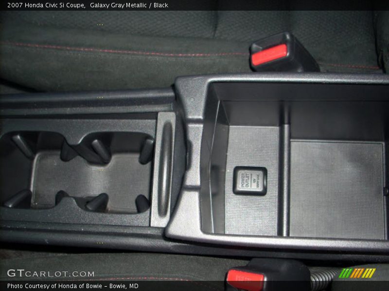 Galaxy Gray Metallic / Black 2007 Honda Civic Si Coupe